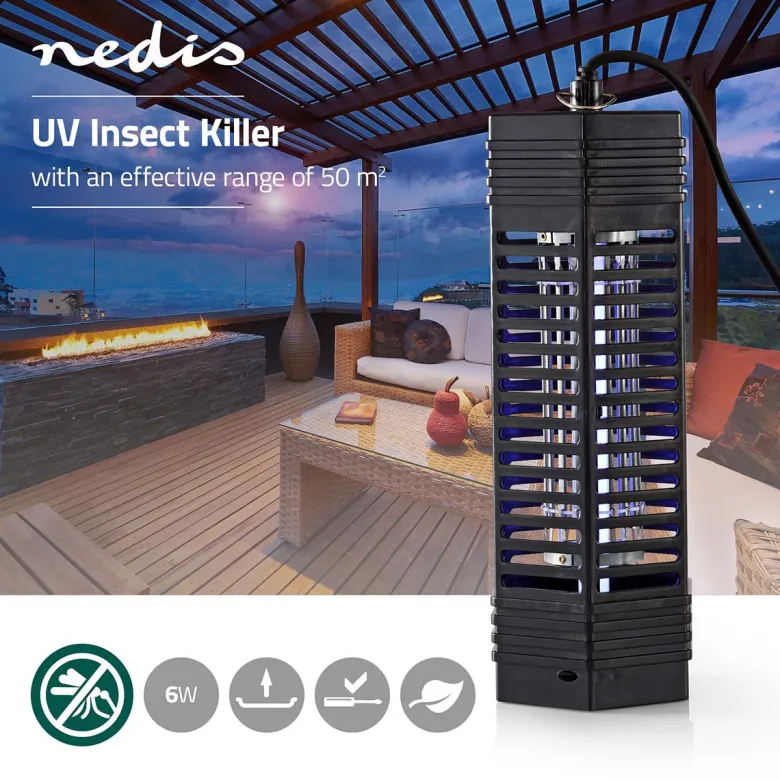 Nedis INKI110CBK6 Elektrische Muggenlamp