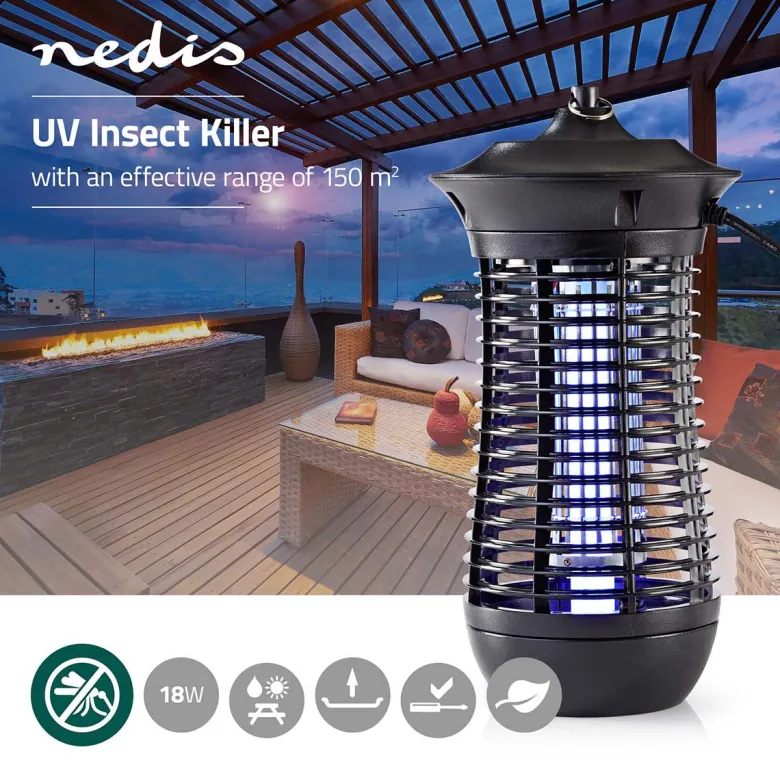 Nedis INKI110CBK18 Elektrische Muggenlamp