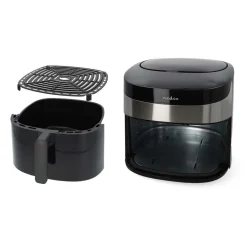 Nedis kaaf180bkw smartlife heteluchtfriteuse - zwart