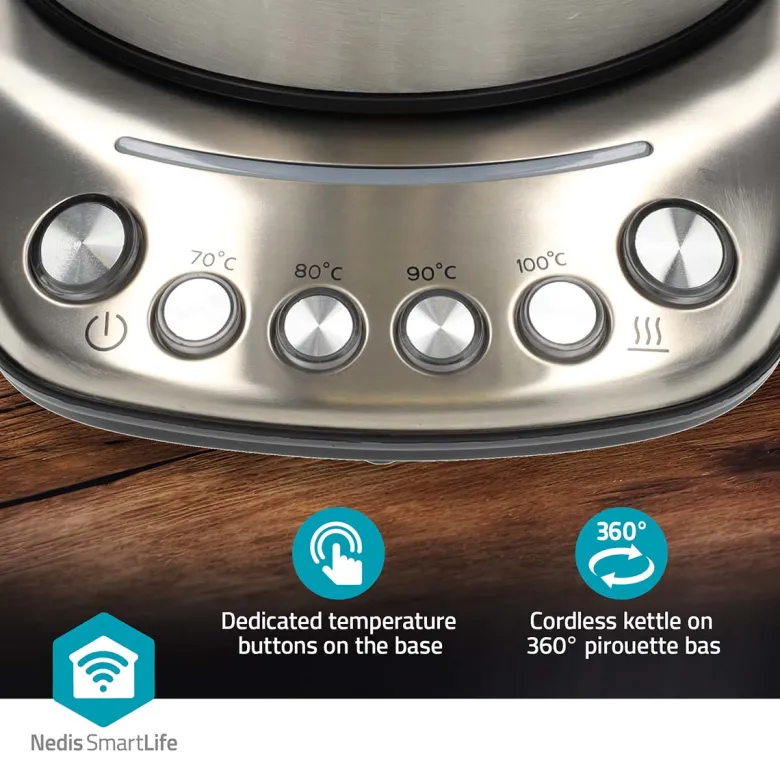 Nedis KAWK8000WIFI SmartLife waterkoker