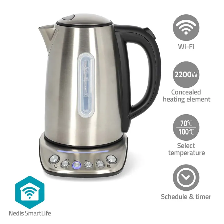 Nedis KAWK8000WIFI SmartLife waterkoker