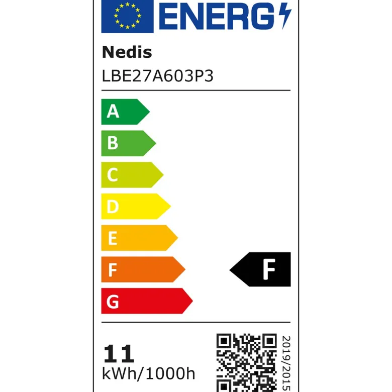 Nedis LBE27A603P3 E27 LED-Lampen