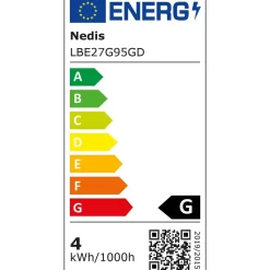 Nedis LBE27G95GD E27 LED-Filamentlamp
