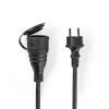 Nedis 20 meter verlengkabel - Black
