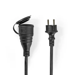 Nedis 20 meter verlengkabel - Black