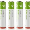 Nedis oplaadbare AAA NiMH-Batterijen - Set van 4