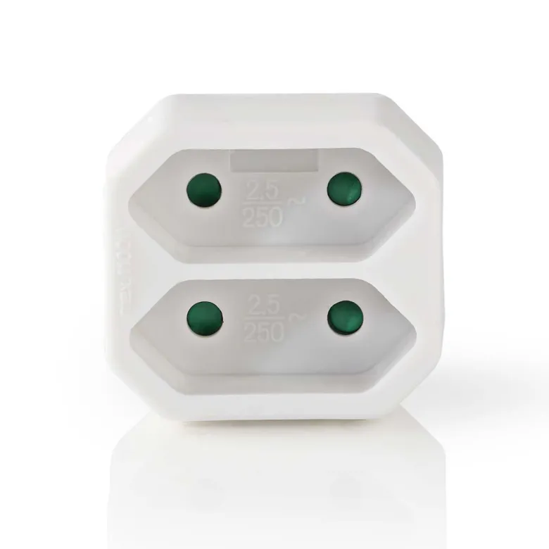 Nedis PSSPL200C1WT stopcontact-splitter