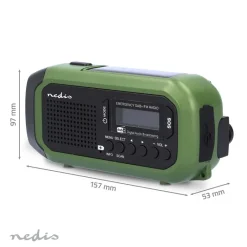 Nedis RDDBCR2000GN Noodradio