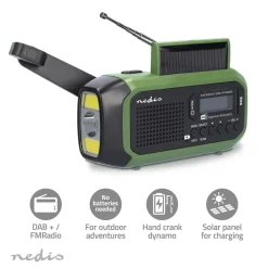 Nedis RDDBCR2000GN Noodradio