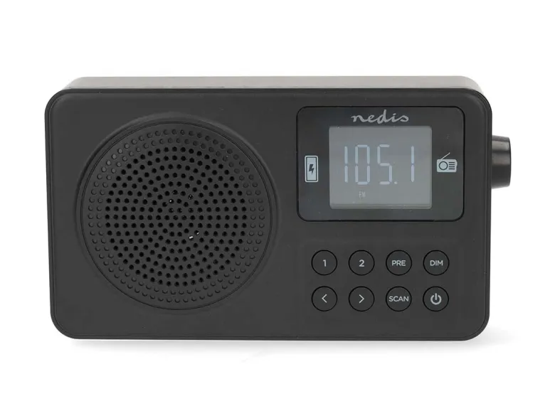 Nedis RDFM2225BK FM-Radio - Black