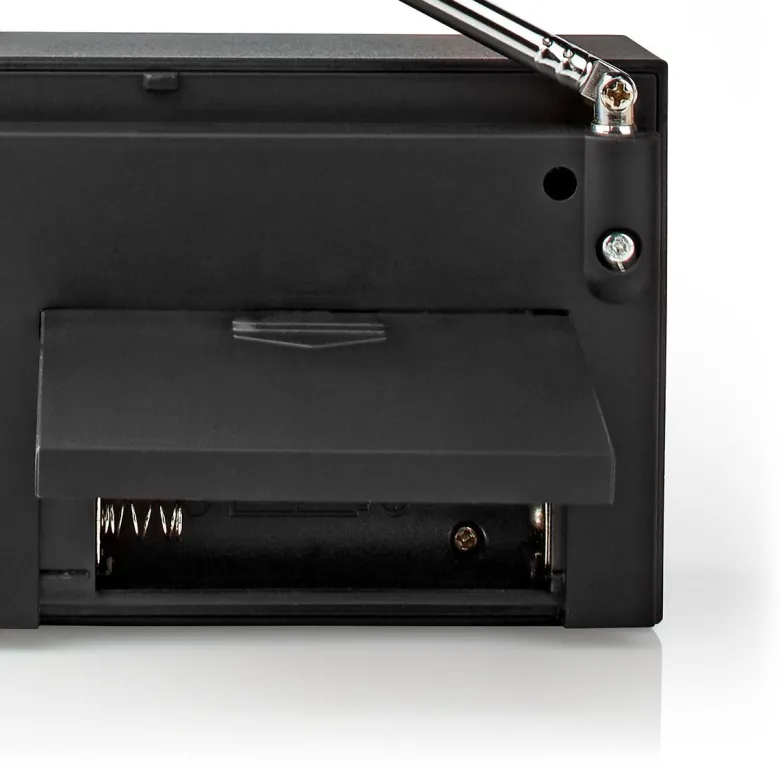 Nedis rdfm1200bk fm-radio - zwart