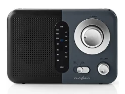 Nedis RDFM1300GY FM-Radio - Black