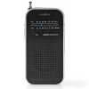 Nedis rdfm1110si fm-radio - zwart