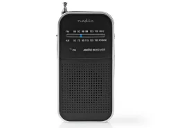 Nedis rdfm1110si fm-radio - zwart