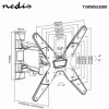 Nedis TVWM5530BK tv-beugel - 23-55 inch