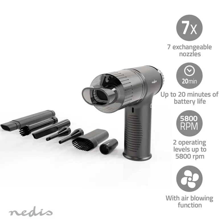Nedis VCHHR100BK handstofzuiger