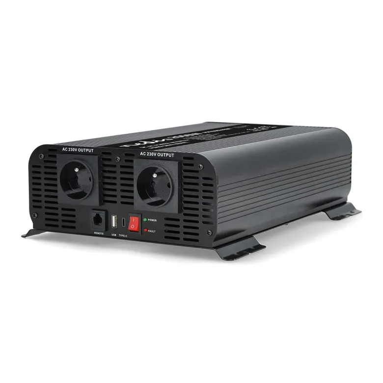 Nedis 24-230 volt Pure sinusgolf omvormer - 2000 Watt
