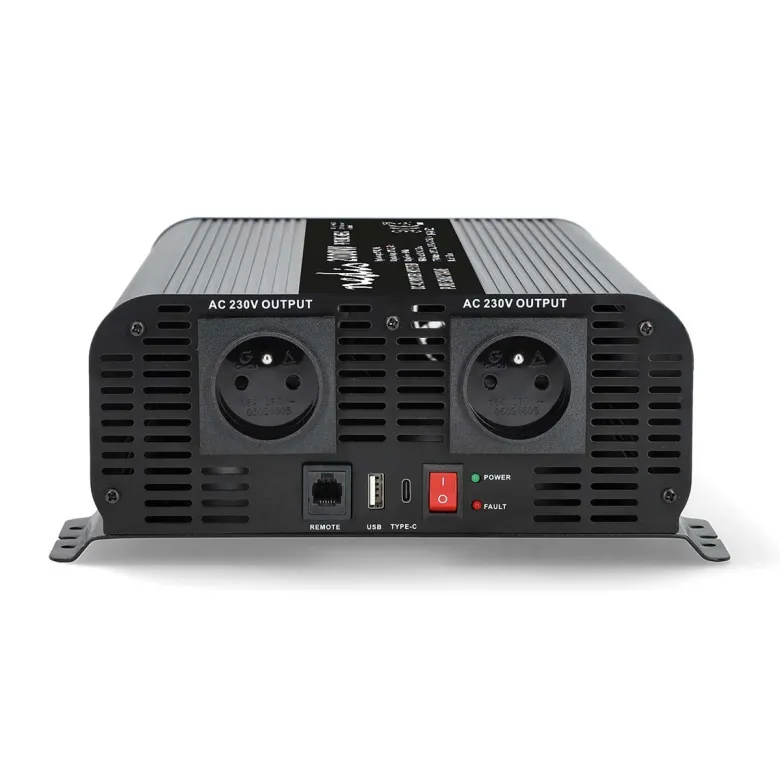 Nedis 24-230 volt Pure sinusgolf omvormer - 2000 Watt