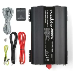 Nedis 24-230 volt Pure sinusgolf omvormer - 2000 Watt