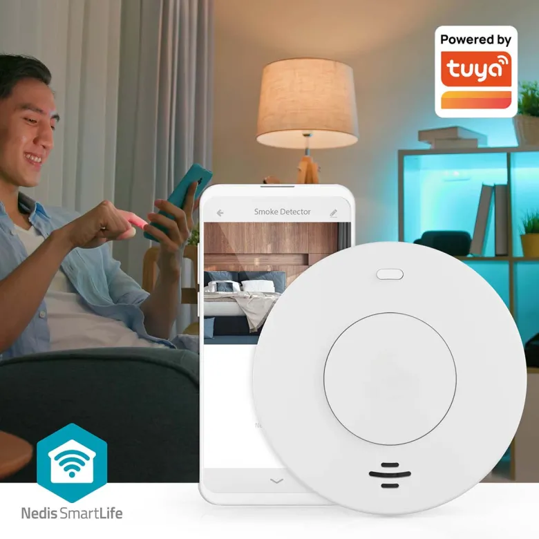 Nedis WIFIDS30WT SmartLife Rookmelder - Wit
