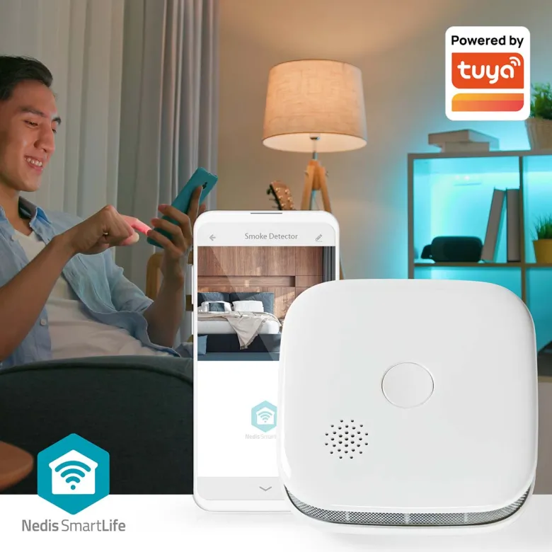 Nedis WIFIDS21WT3 SmartLife Rookmelder - Wit
