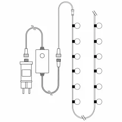 Nedis WIFILP02C48 SmartLife decoratieve verlichting