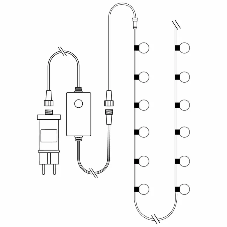 Nedis WIFILP02C48 SmartLife decoratieve verlichting