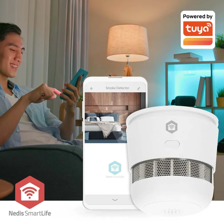 Nedis zbds11wt smartlife rookmelder - wit
