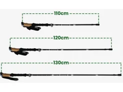 Needventure opvouwbare Nordic Walking stokken