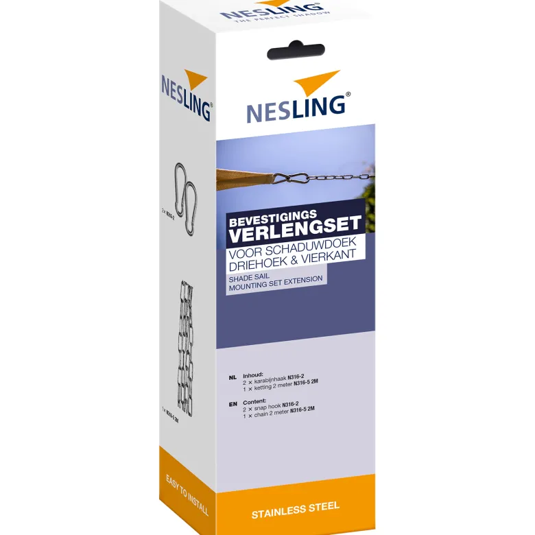 Nesling schaduwdoek verlengset
