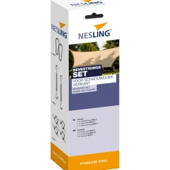 Nesling vierkant-rechthoek schaduwdoek bevestigingsset