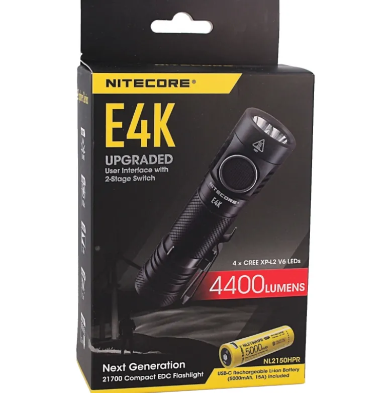 NiteCore E4K zaklamp