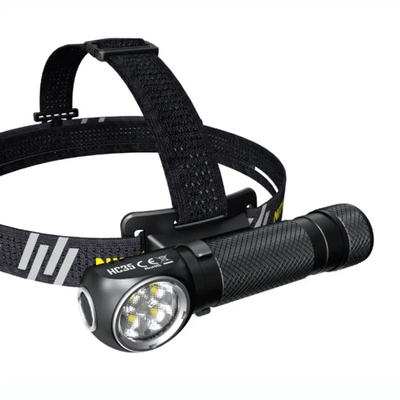 NiteCore HC35 hoofdlamp met zaklamp