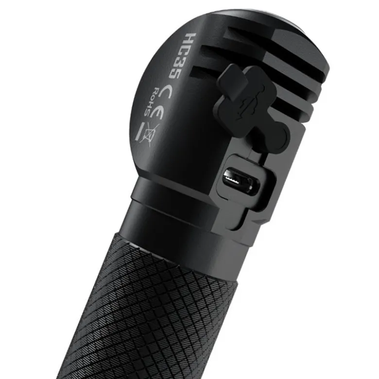 NiteCore HC35 hoofdlamp met zaklamp