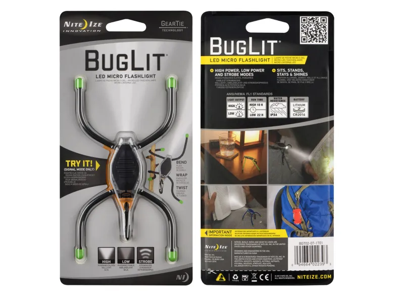 Nite Ize BugLit Zaklamp - Black