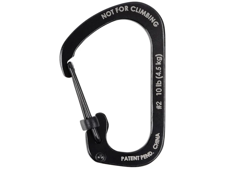 Nite Ize Slidelock #2 karabijnhaak - Black