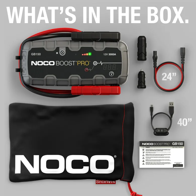 Noco Pro GB150 Lithium Jump Starter Boost