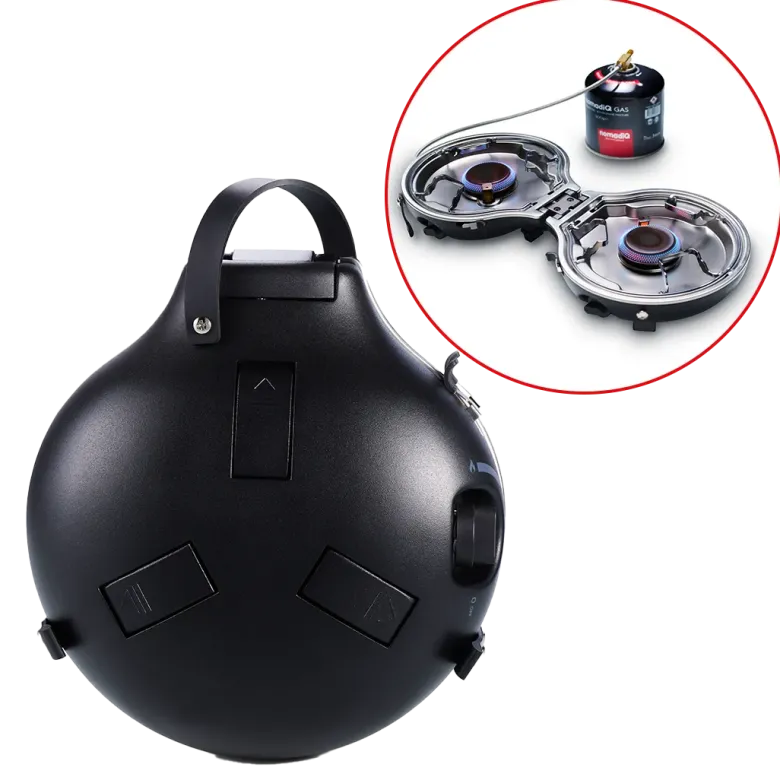 NomadiQ draagbaar outdoor kooktoestel - Black
