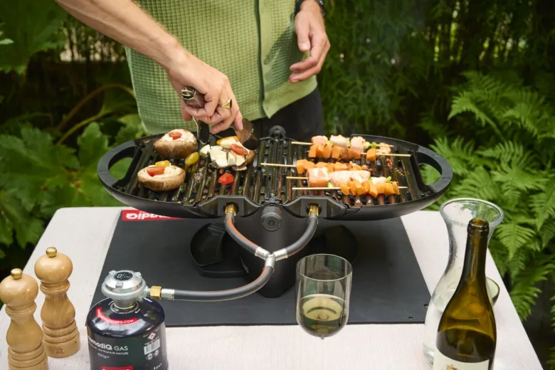 nomadiQ model 3.0 draagbare gas bbq - Black