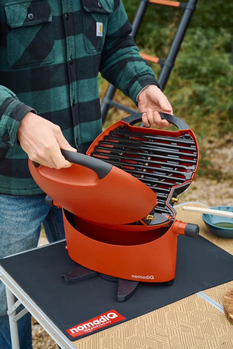 nomadiQ model 3.0 draagbare gas bbq - Red
