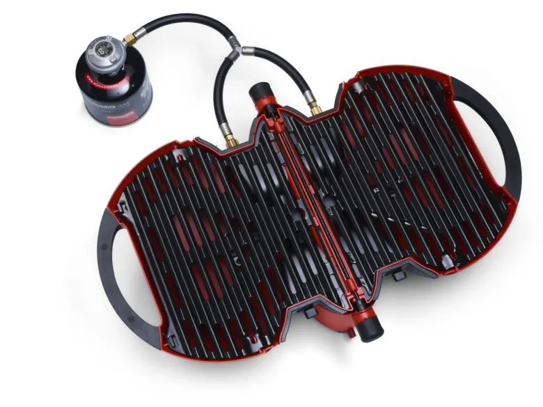 nomadiQ model 3.0 draagbare gas bbq - Red