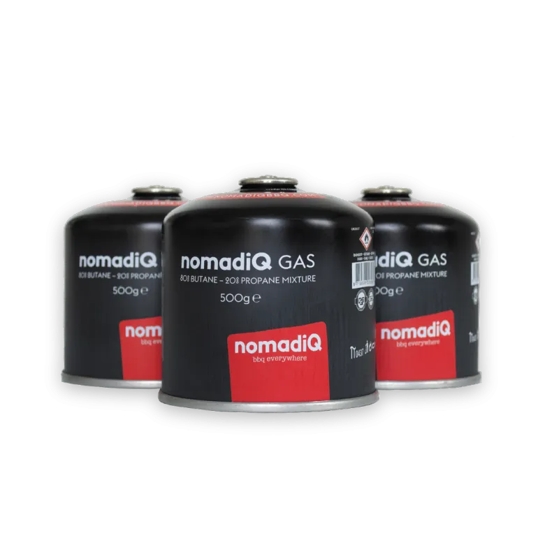 nomadiQ set van 3 gasflesjes