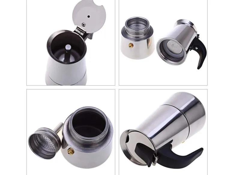 Nonna 9 kops RVS percolator