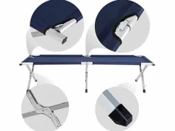 NordFalk XL 190 x 64 cm veldbed - Blue