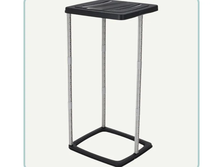 Nordix Vuilniszakhouder 60 liter - Zwart