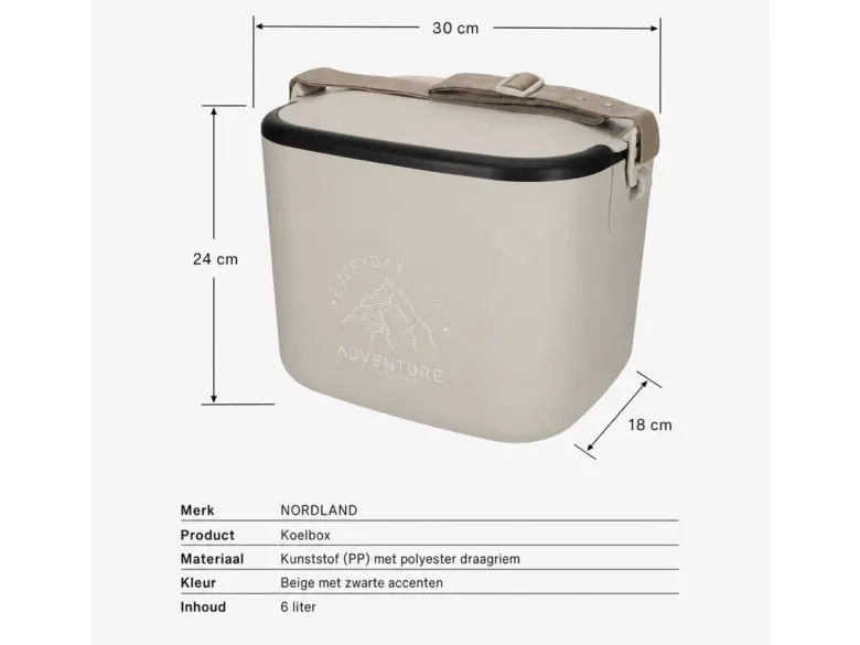 Norländer Adventure Koelbox - Taupe