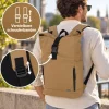 Norländer Dull Pu Fietsrugtas - Brown