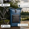 Norländer Rolltop Fietsrugzak - Blue