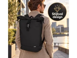 Norländer Rolltop Rugtas - Black