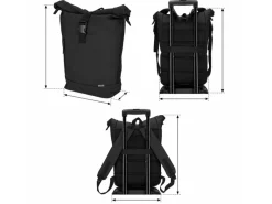 Norländer Rolltop Rugtas - Black